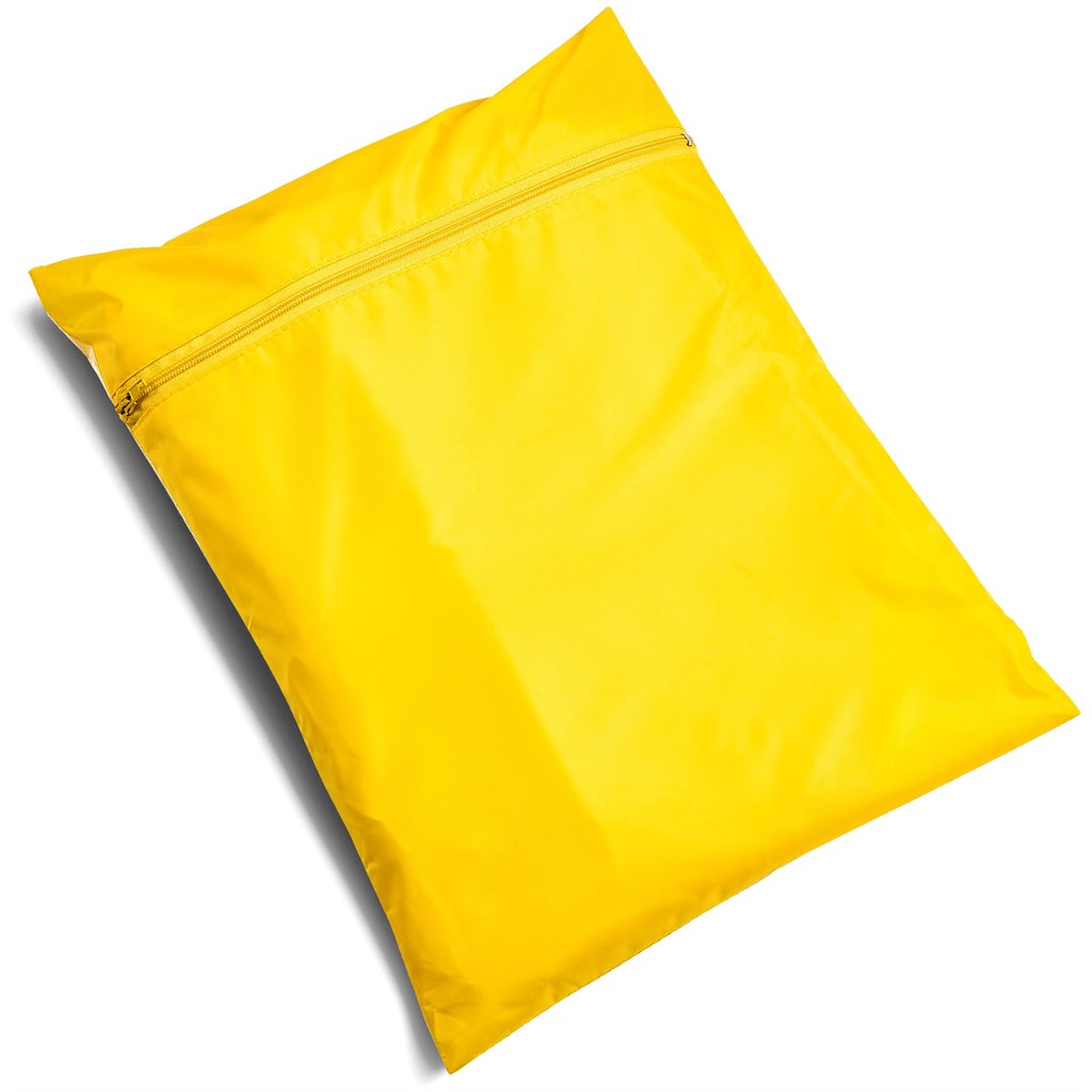 Outdoor Hi-Viz Reflective Polyester/PVC Rainsuit - Yellow - Image 3