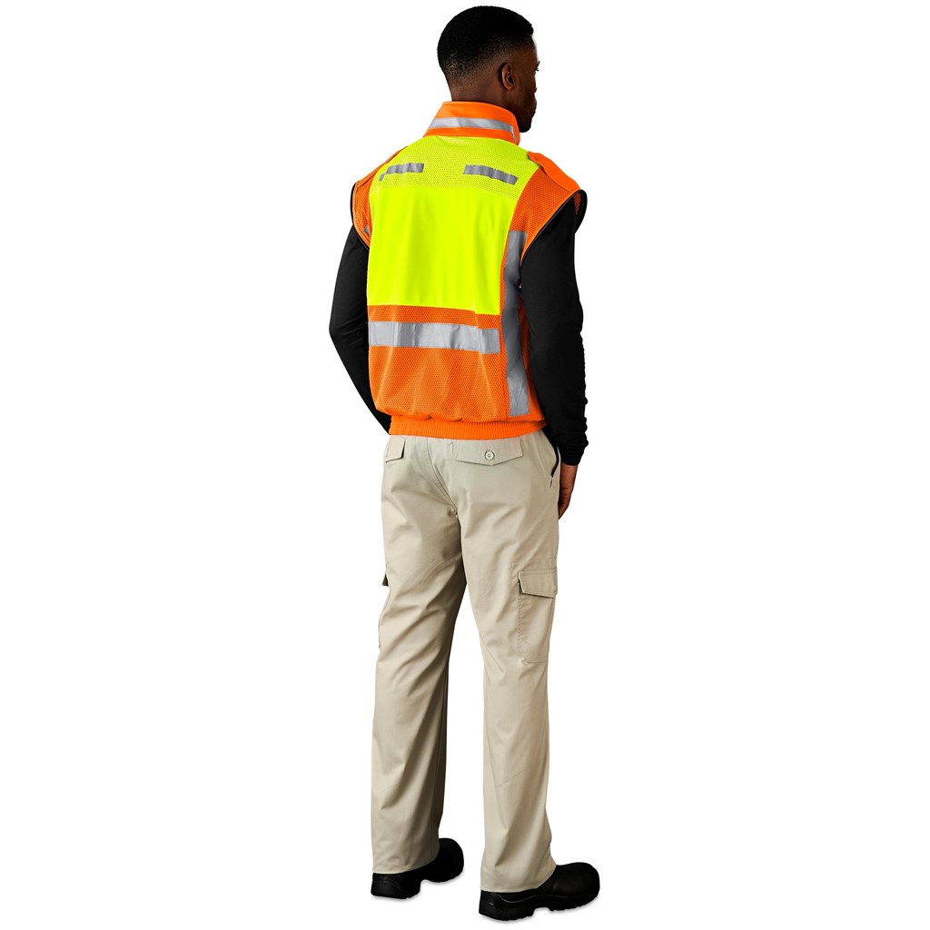 Metro Two-Tone Hi-Viz Reflective Zip-Off Jacket - Image 8