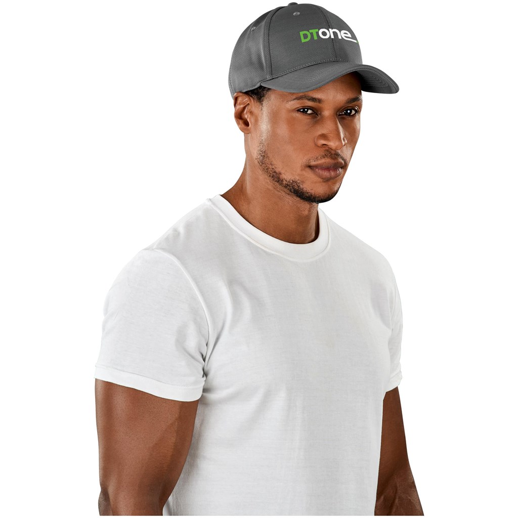 Ace 6 Panel Fitted Cap - White - Image 7