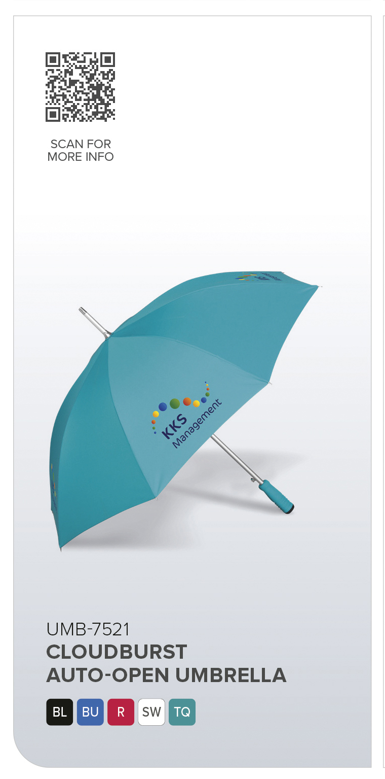 Cloudburst Auto-Open Umbrella - Image 3