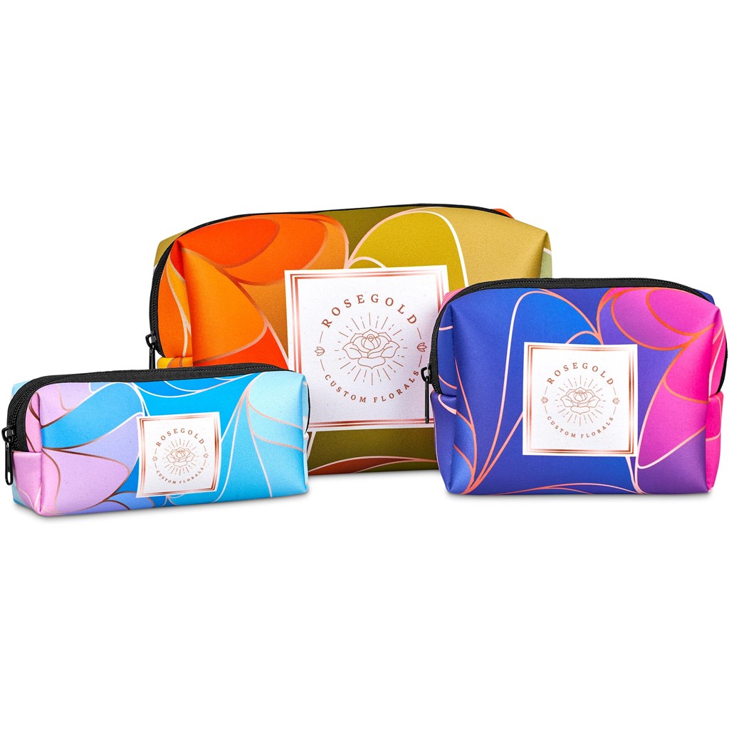 Pre-Printed Sample Hoppla Emma Neoprene Cosmetic Bag - Image 2