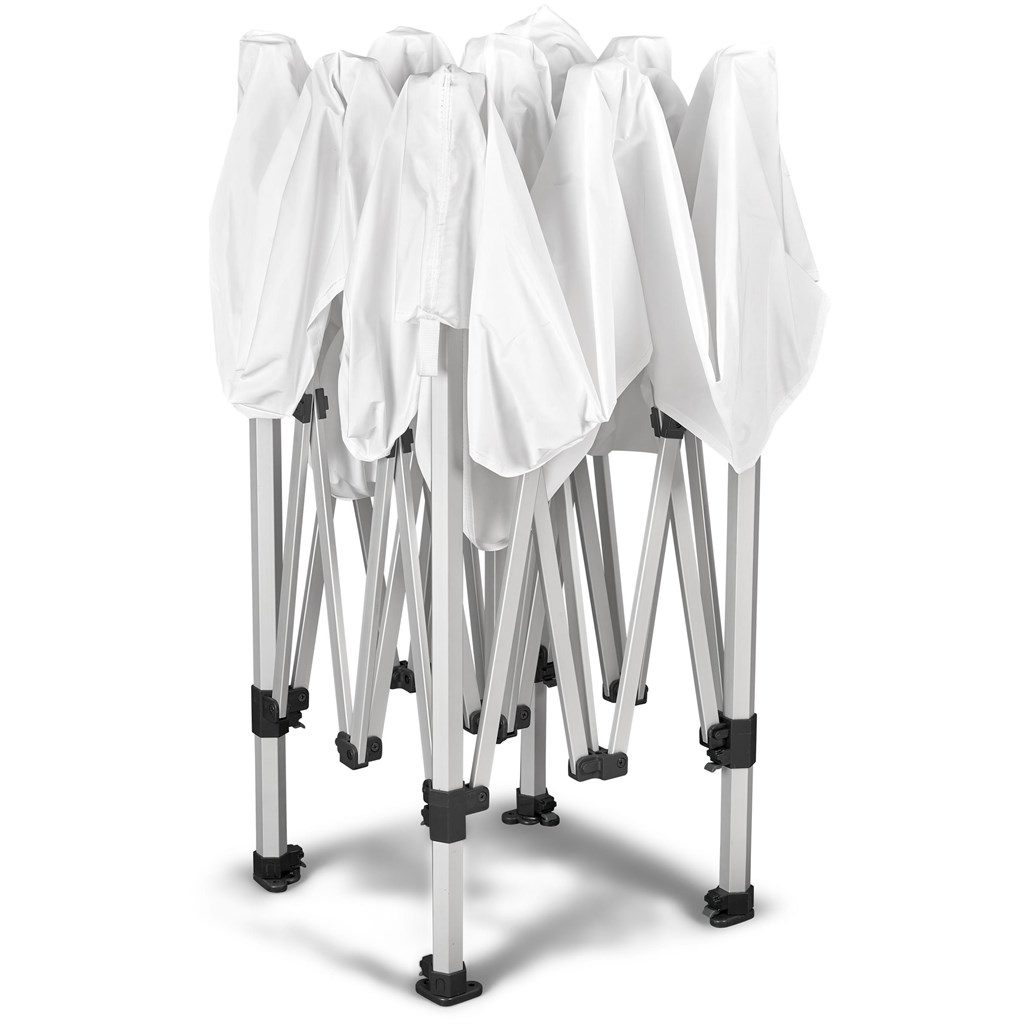 Ovation Sublimated Gazebo 2m X 2m Petite Frame - 3 Half-Wall Skins - 1 Full Wall Skin - Image 4