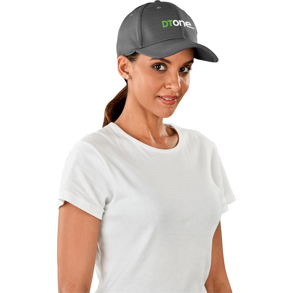 Ace 6 Panel Fitted Cap - White - Image 6