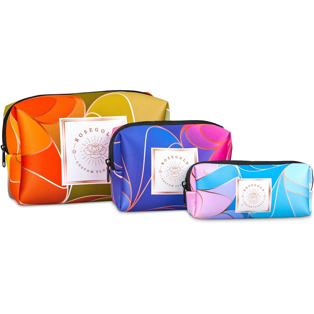 Pre-Printed Sample Hoppla Emma Neoprene Cosmetic Bag - Image 7