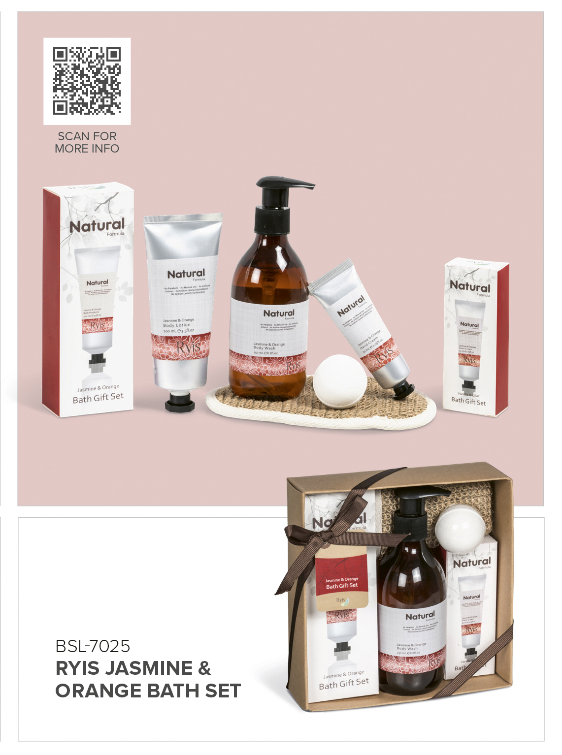 Ryis Jasmine & Orange Bath Set - Image 4