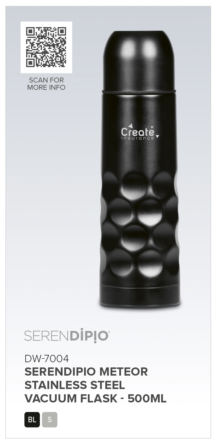 Serendipio Meteor Stainless Steel Vacuum Flask - 500ml - Image 12