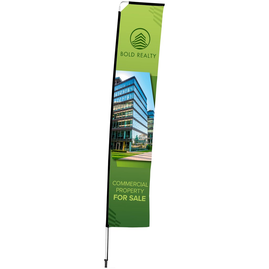 Legend 4M Sublimated Telescopic Double-Sided Flying Banner - 1 complete unit - Image 8