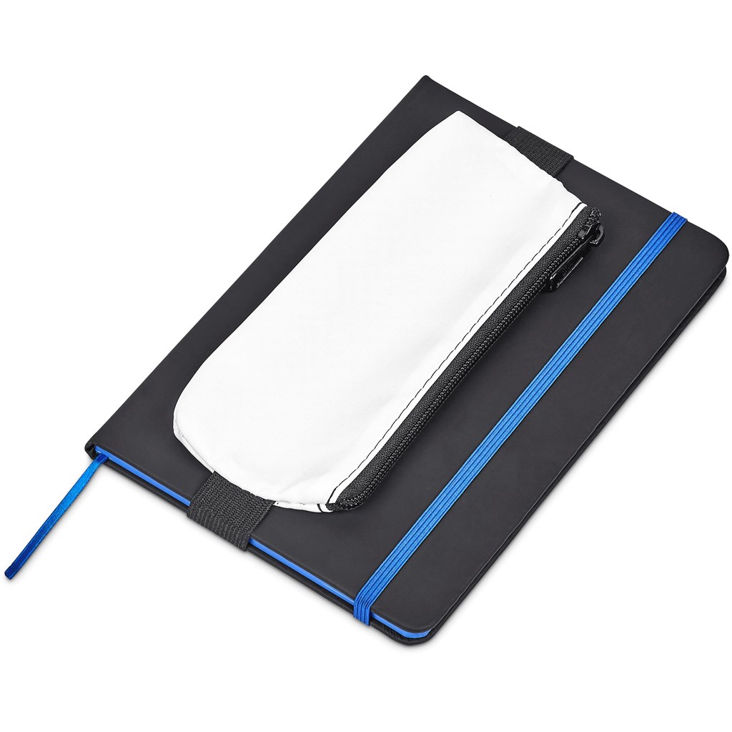 Pre-Production Sample Hoppla Lagoon Polyester Pencil Case To Fit Over An A5 Notebook - Image 6