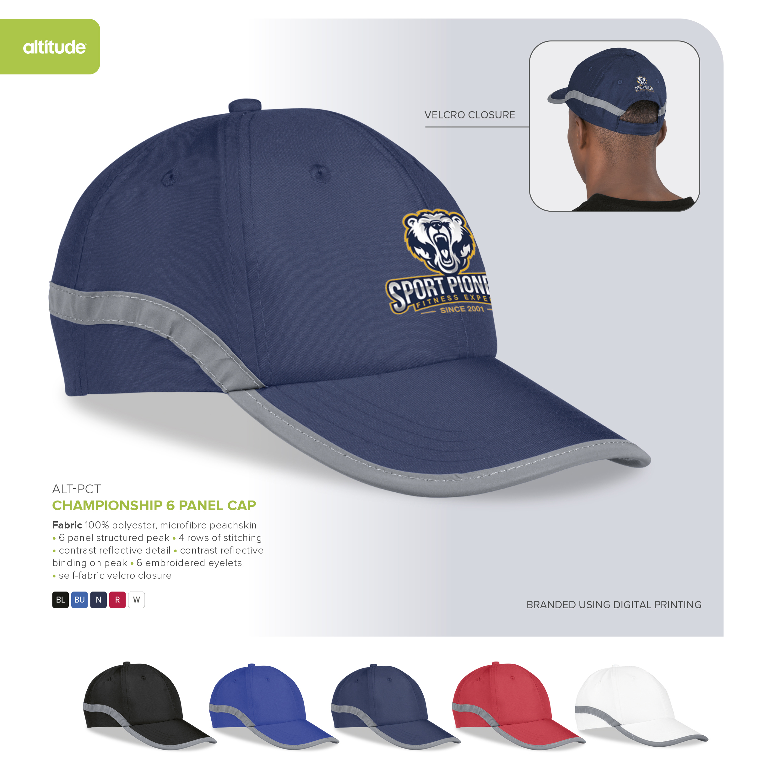 Championship Cap - 6 Panel - Image 5