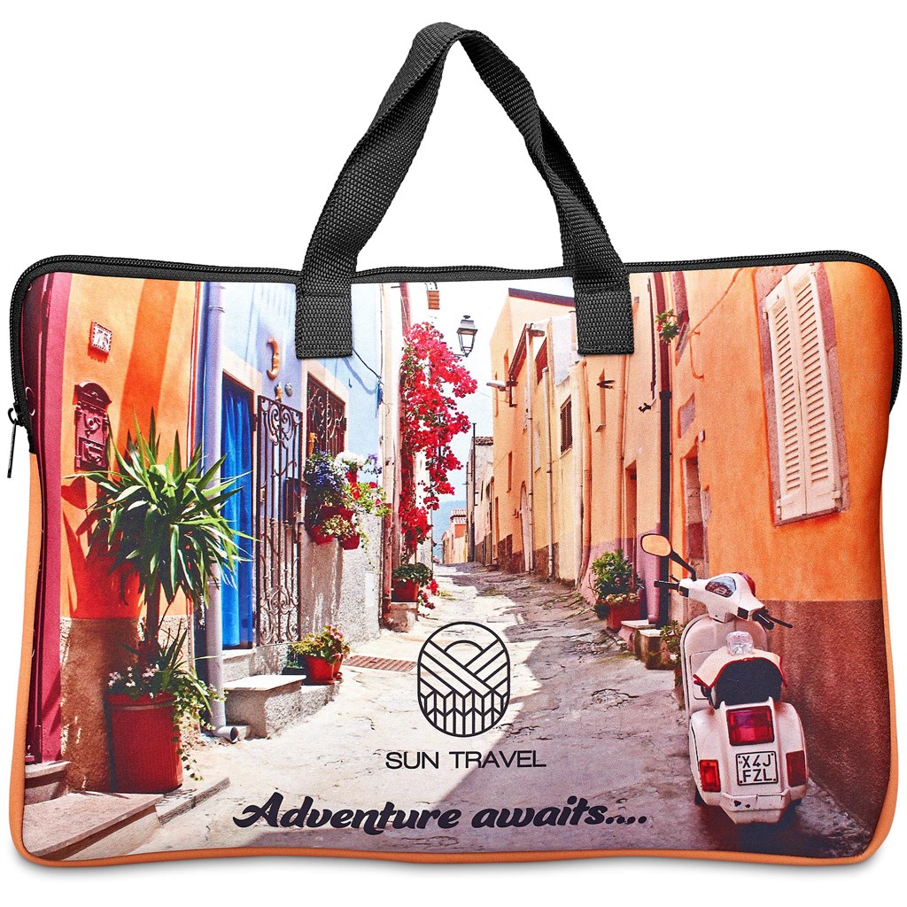 Pre-Printed Sample Hoppla Neoprene 15.6-inch Cloud Laptop Sleeve - Image 3