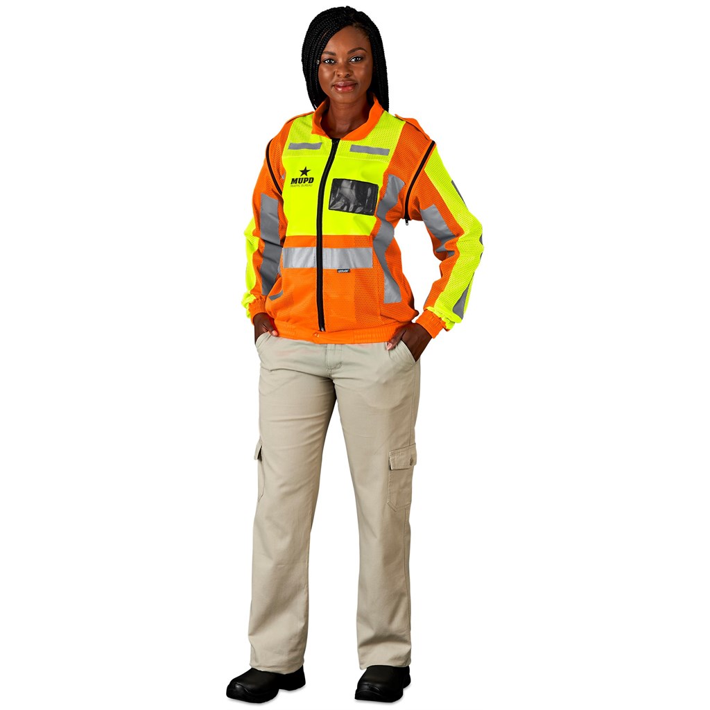 Metro Two-Tone Hi-Viz Reflective Zip-Off Jacket - Image 22