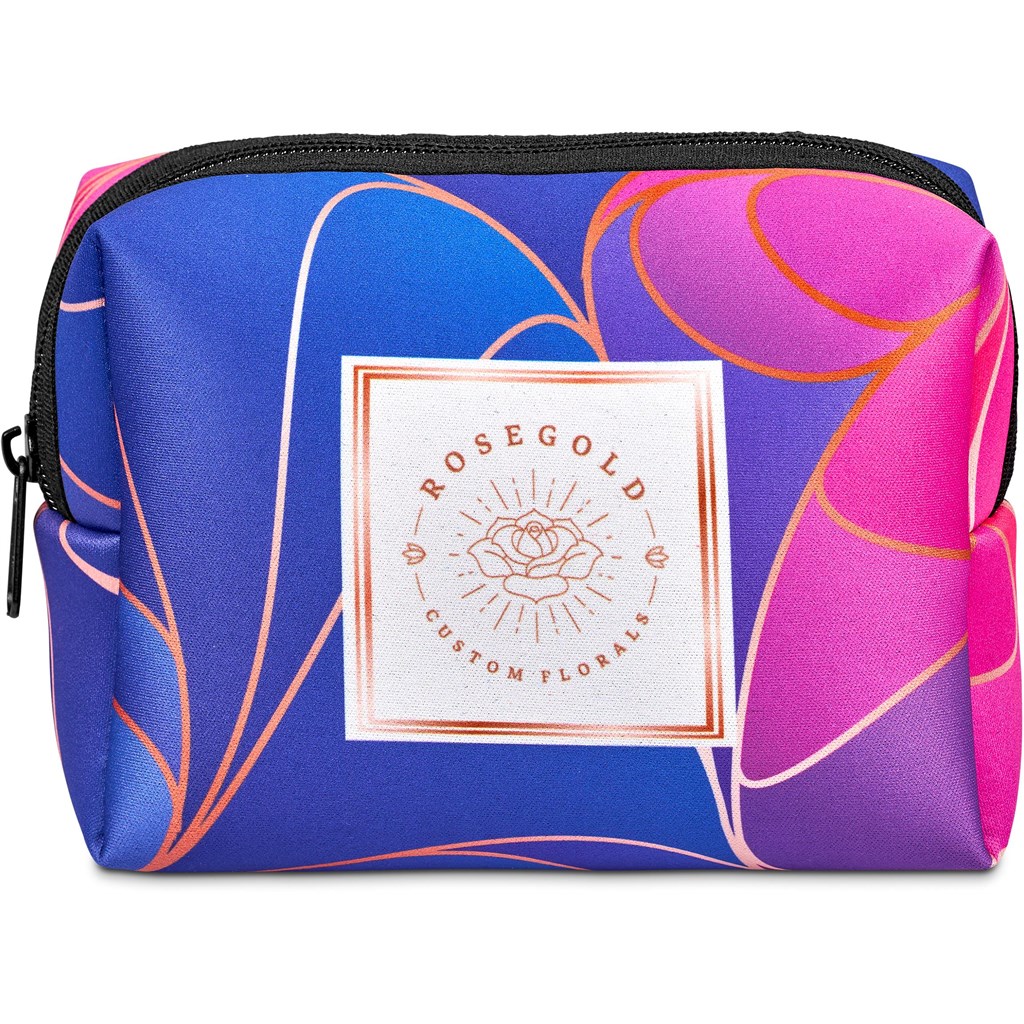 Pre-Printed Sample Hoppla Emma Neoprene Cosmetic Bag - Image 3