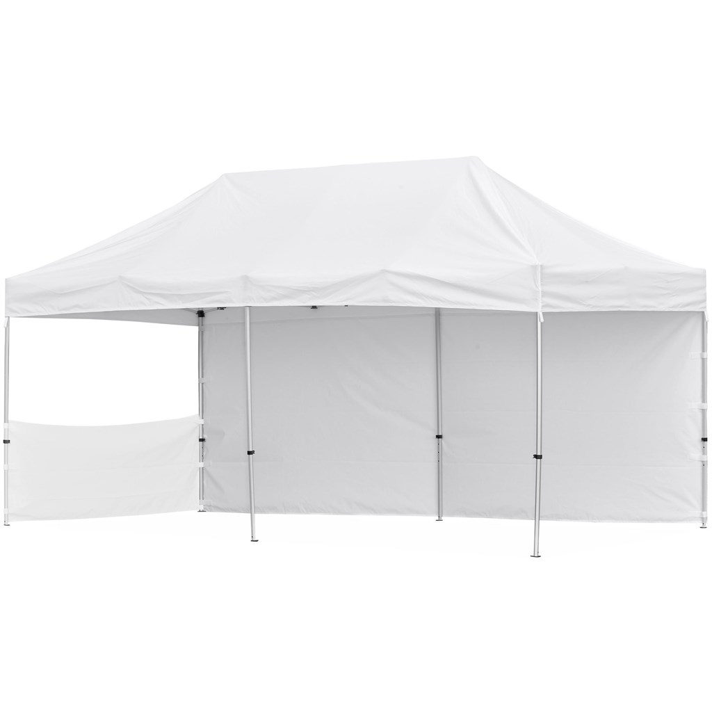 Ovation Sublimated Gazebo 6m X 3m - 1 Short Half-Wall Skin - 1 Long Full-Wall Skin - Image 4