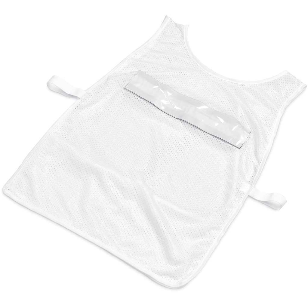 Pre-Production Sample Hoppla Jackal Polyester Caddy Bib with PVC Name Sleeve - Image 10