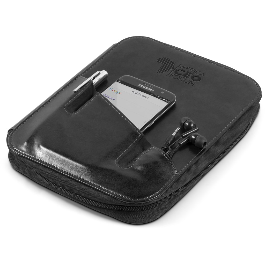 Ashburton Zip-Around Folder - Black
