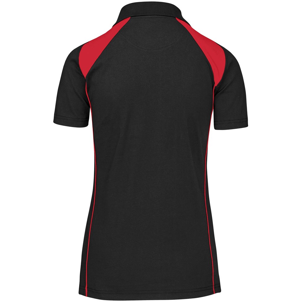 Ladies Infinity Golf Shirt - Black - Image 3