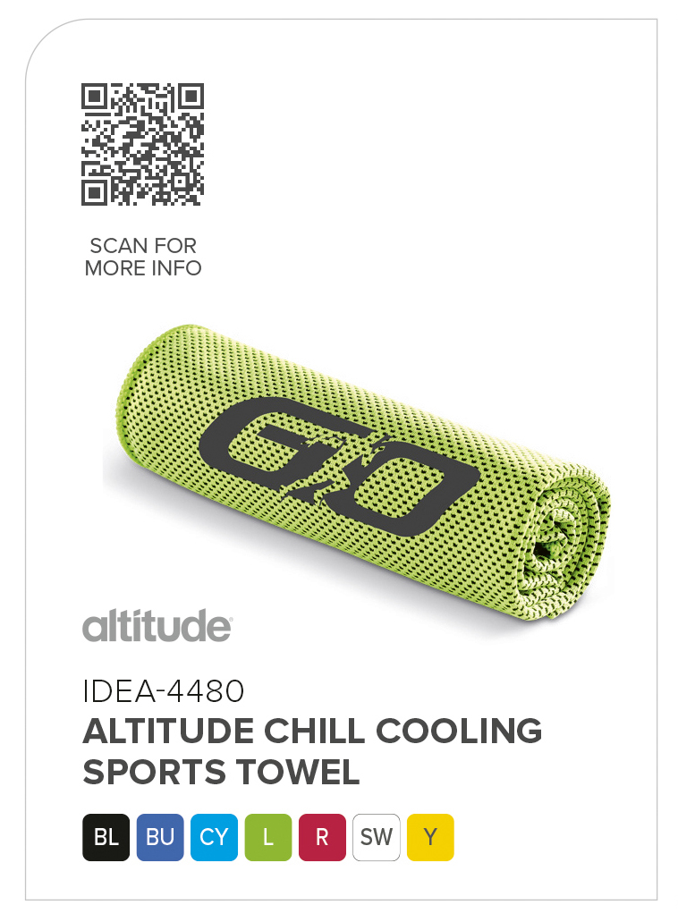 Altitude Chill Cooling Sports Towel - Image 5
