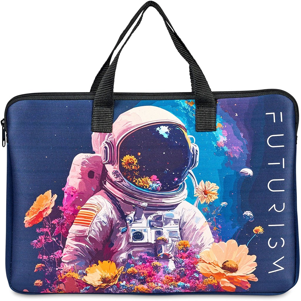 Pre-Printed Sample Hoppla Plett Neoprene 13-inch Laptop Sleeve with Handles - Image 6