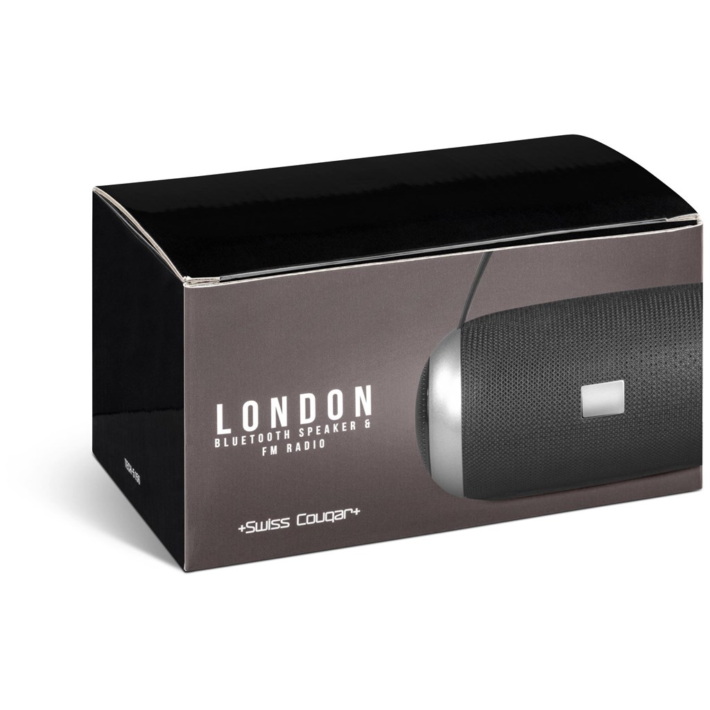 Swiss Cougar London Bluetooth Speaker & FM Radio - Image 3