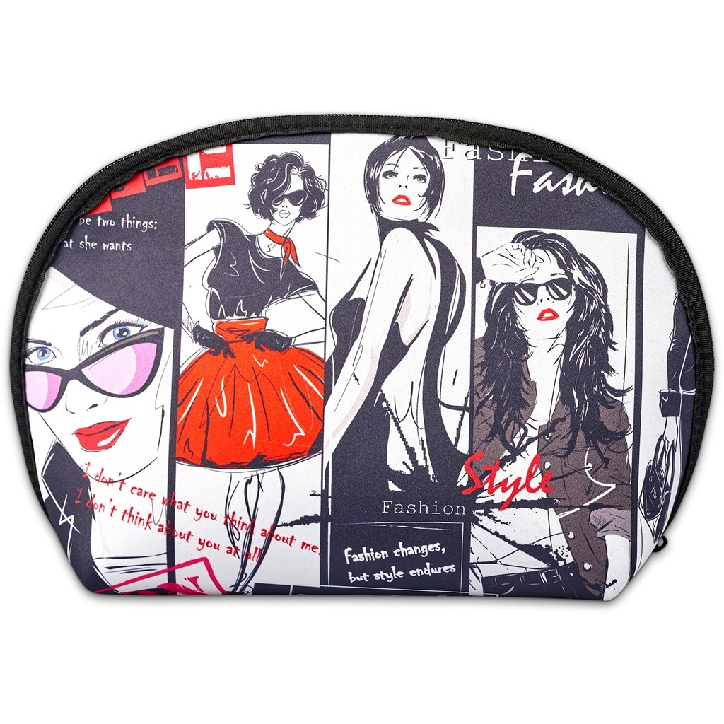 Pre-Printed Sample Hoppla Isabella Neoprene Maxi Cosmetic Bag - Image 3