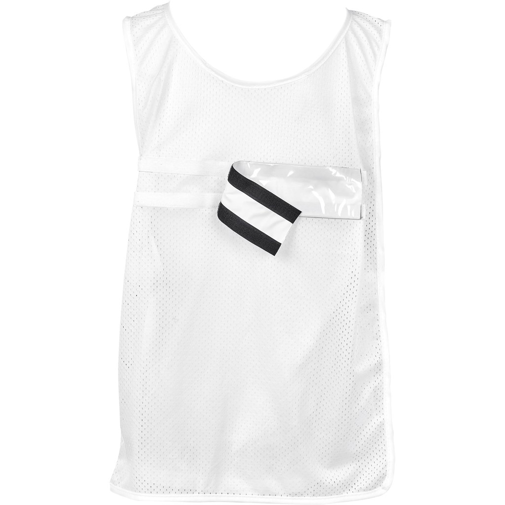 Pre-Production Sample Hoppla Jackal Polyester Caddy Bib with PVC Name Sleeve - Image 6