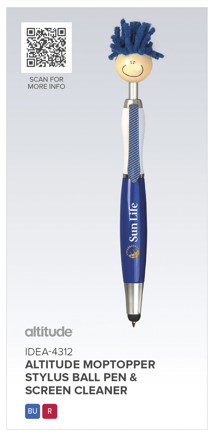 Altitude Moptopper Stylus Ball Pen & Screen Cleaner - Image 5