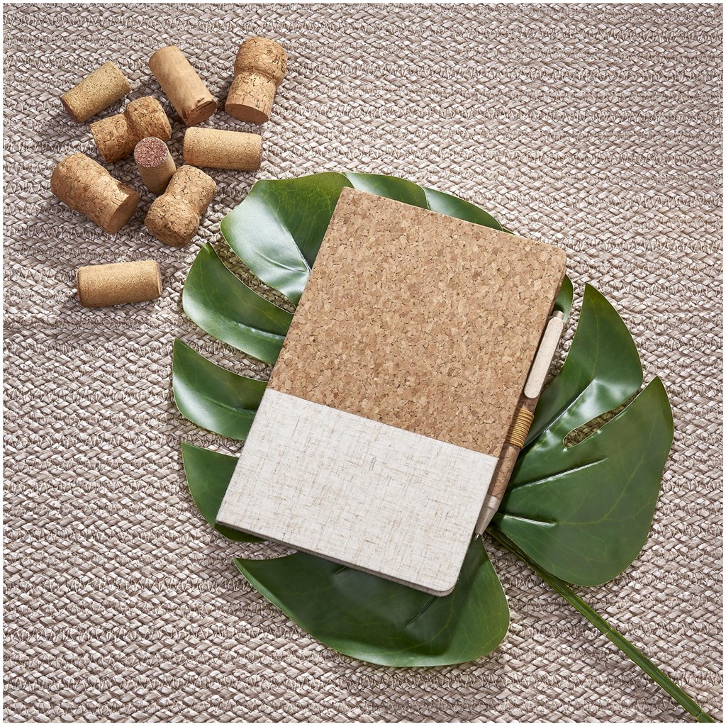 Okiyo Cardon Cork Notebook & Pen Set - Image 3