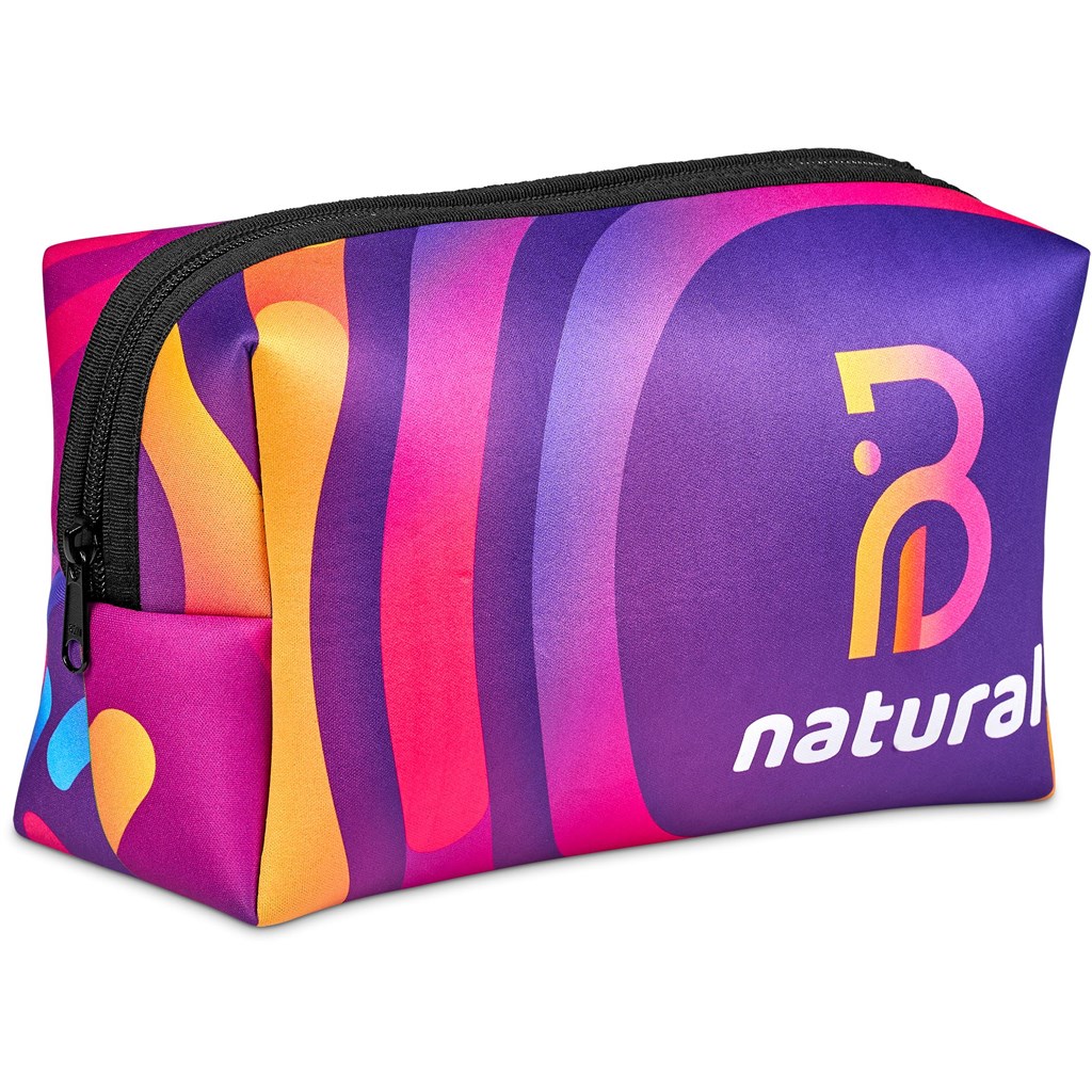 Pre-Printed Sample Hoppla Emma Neoprene Toiletry Bag - Image 10