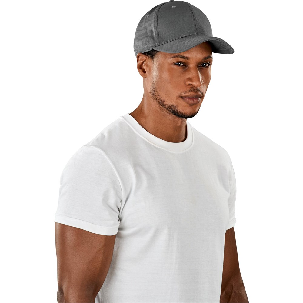 Ace 6 Panel Fitted Cap - White - Image 8