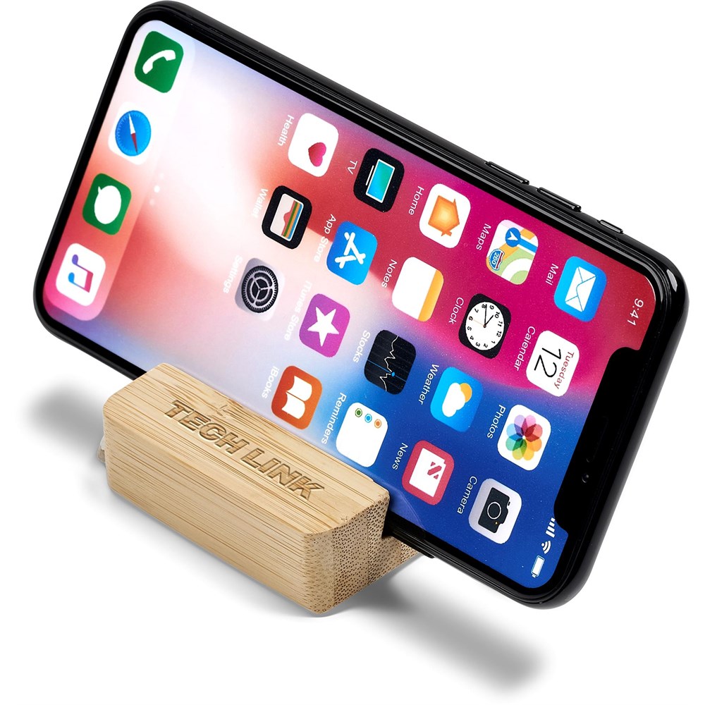 Okiyo Shinpura Bamboo Phone & Tablet Stand - Image 7