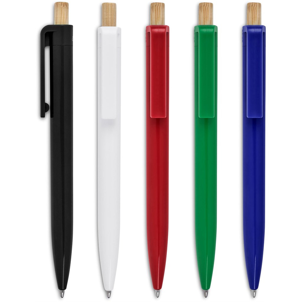 Altitude Tickit Recycled Plastic & Bamboo Ball Pen - Image 2