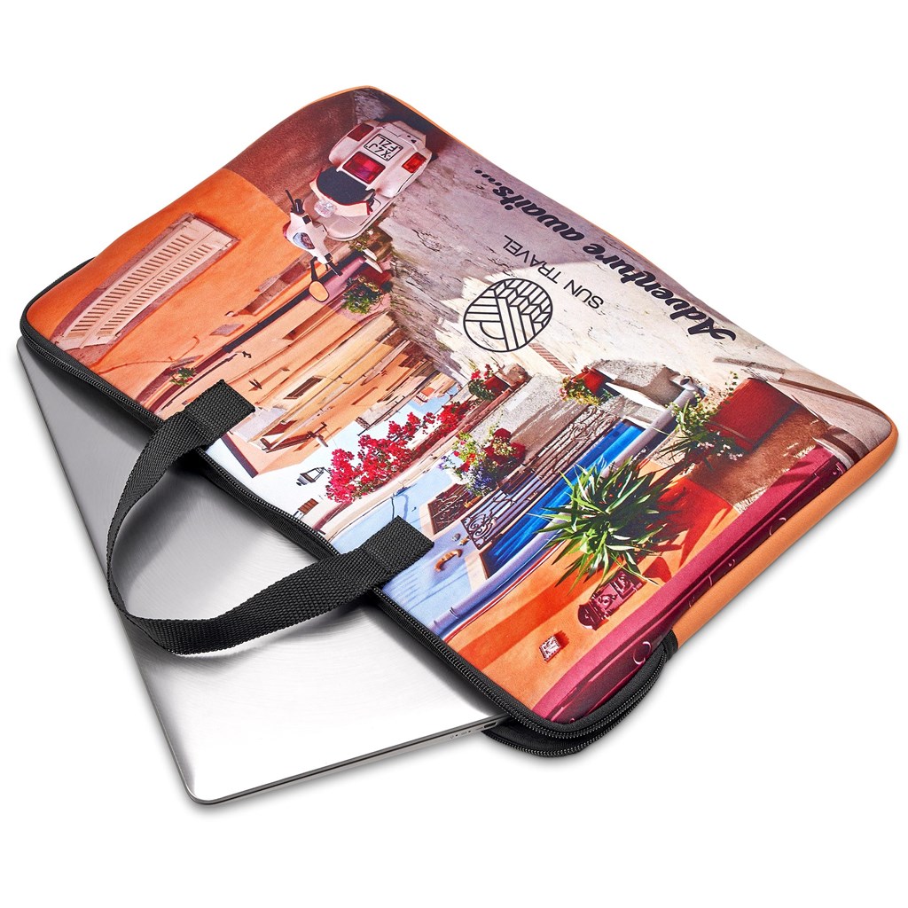 Pre-Printed Sample Hoppla Neoprene 15.6-inch Cloud Laptop Sleeve - Image 4