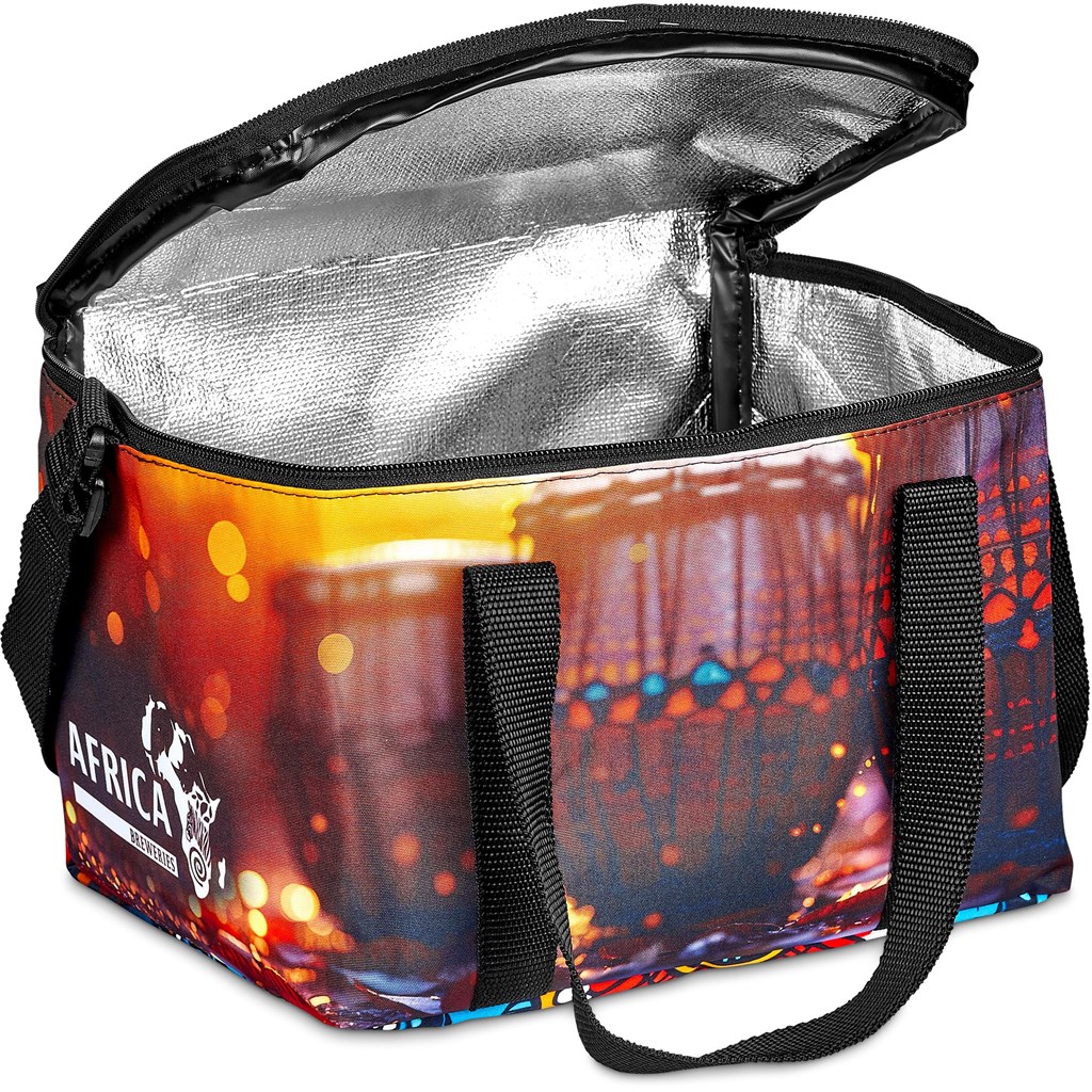 Pre-Printed Sample Hoppla Kruger Polyester 12-Can Cooler - Image 2
