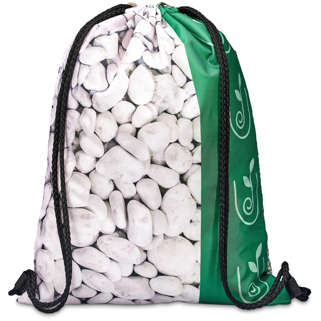 Pre-Printed Sample Hoppla Credo Drawstring Bag - Image 2