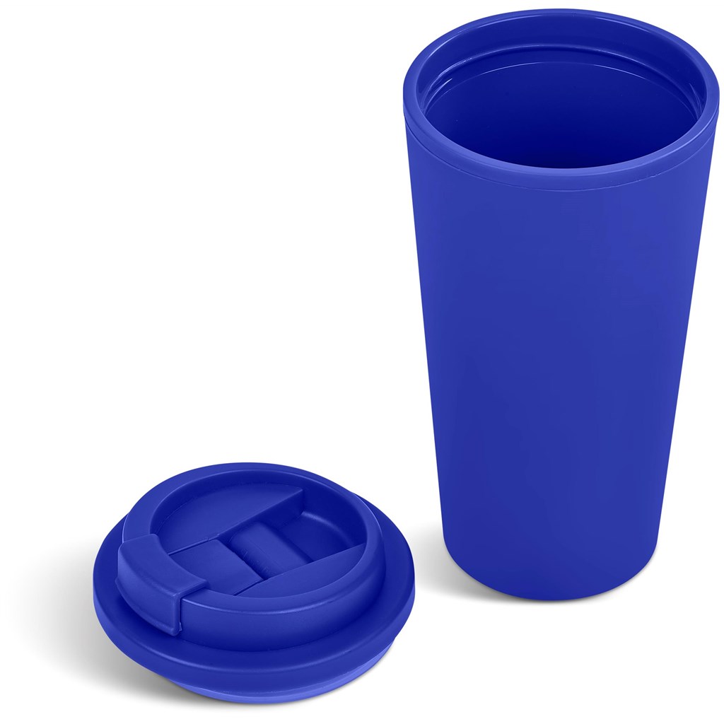 Altitude Friday Plastic Double-Wall Tumbler - 450ml - Blue - Image 9