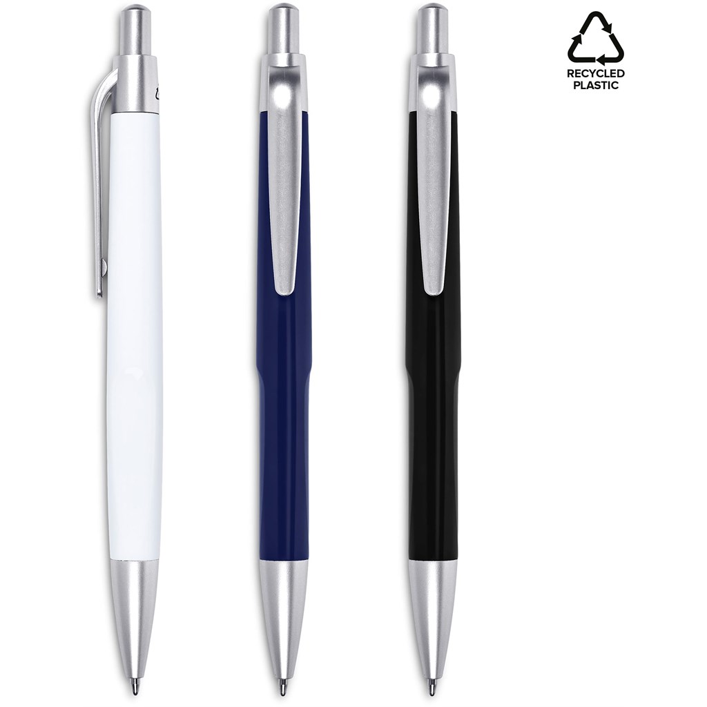 Altitude Regent Recycled Plastic Ball Pen - White - Image 2