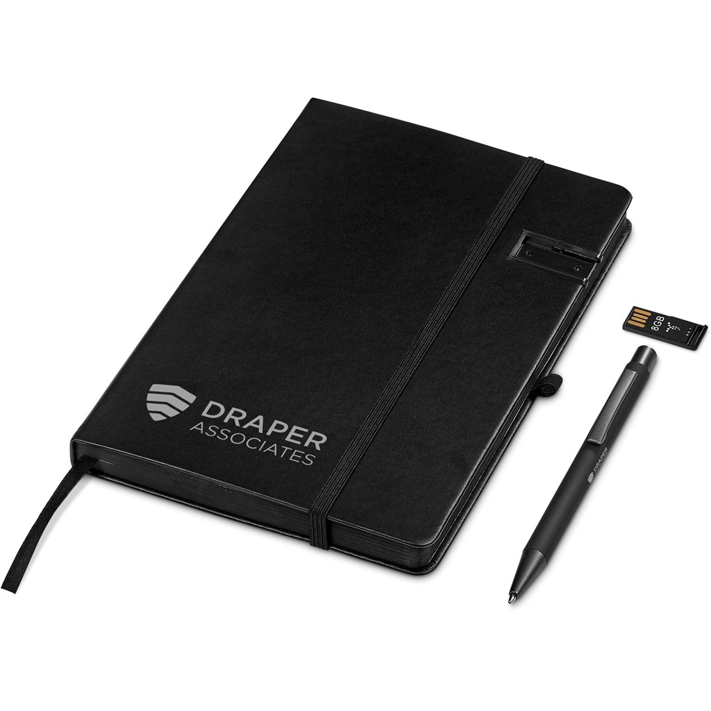 Altitude Billenium Flash Drive Notebook & Pen Set - 8GB - Image 7