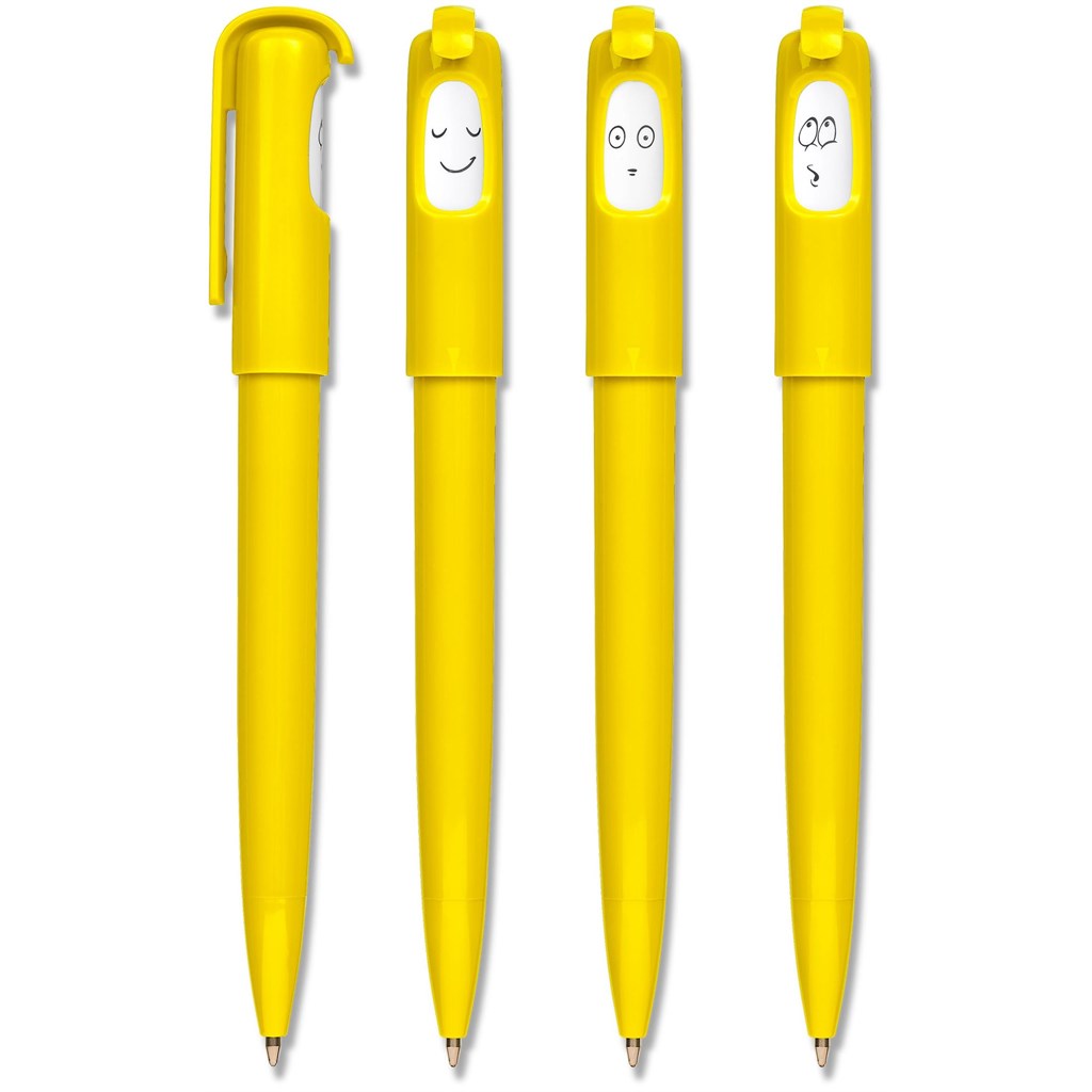 Koko Smiley Ball Pen - Yellow - Image 3