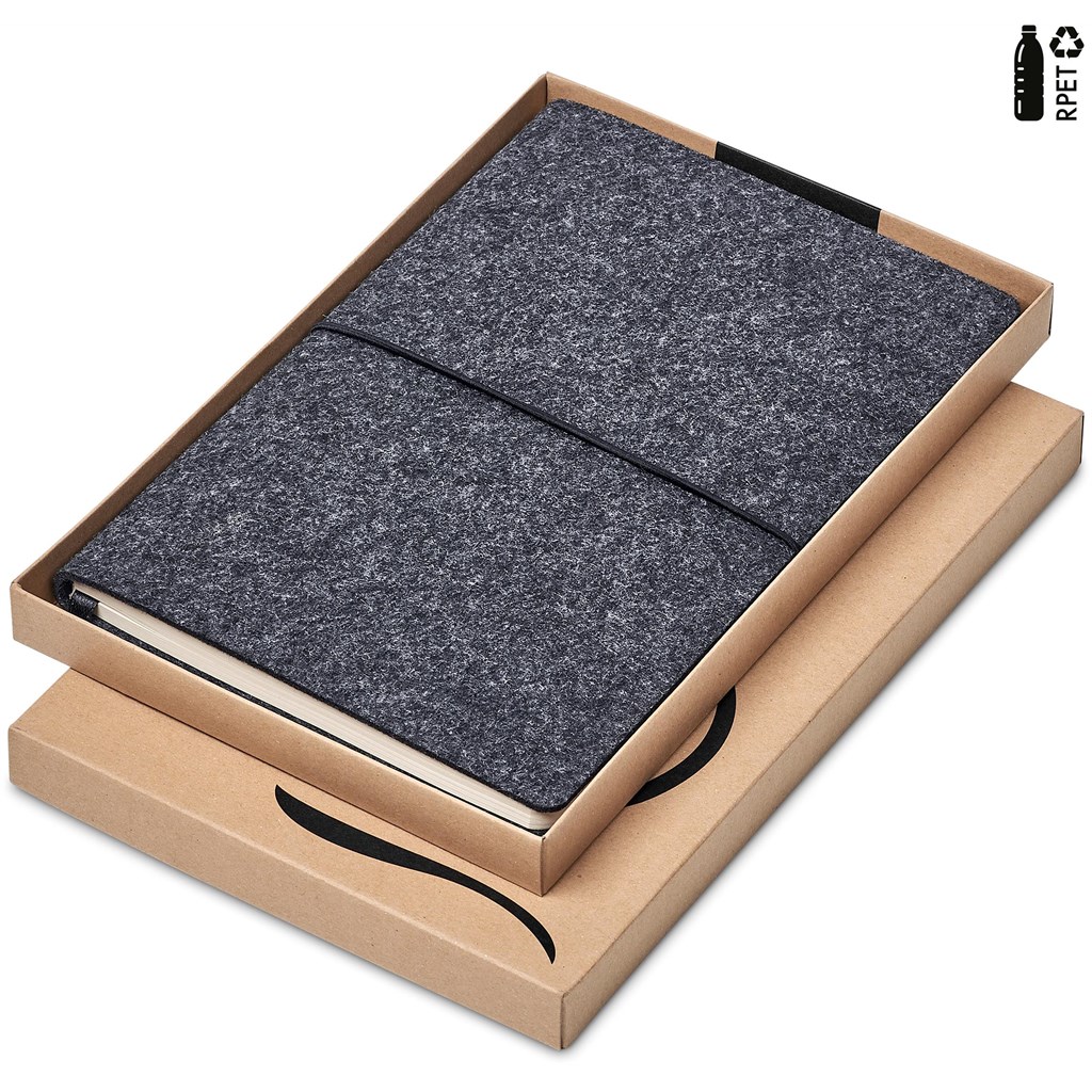 Okiyo Rika Recycled PET Felt A5 Soft Cover Notebook - Image 6