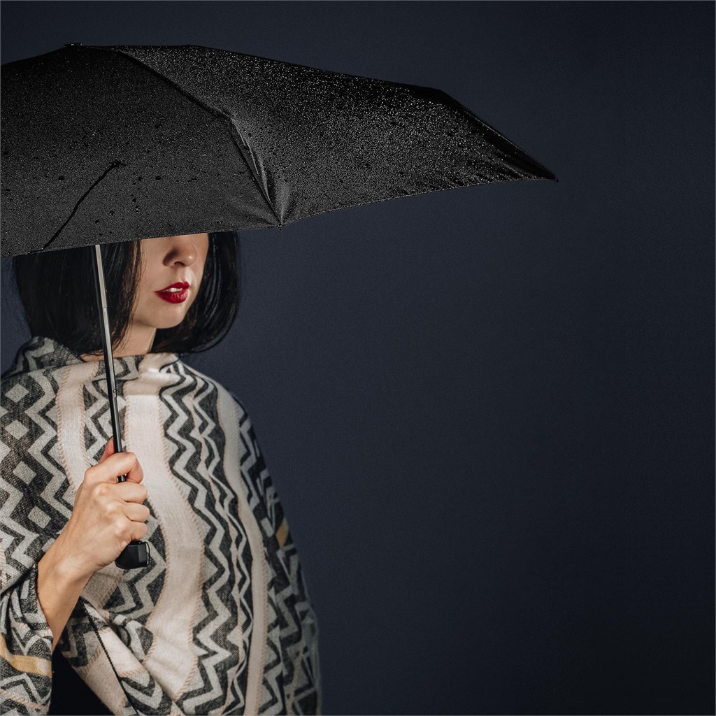 Serendipio Salem Recycled PET Compact Umbrella with EVA Pouch - Image 12