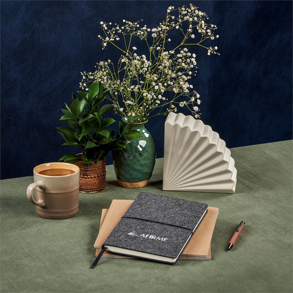 Okiyo Rika Recycled PET Felt A5 Soft Cover Notebook - Image 9