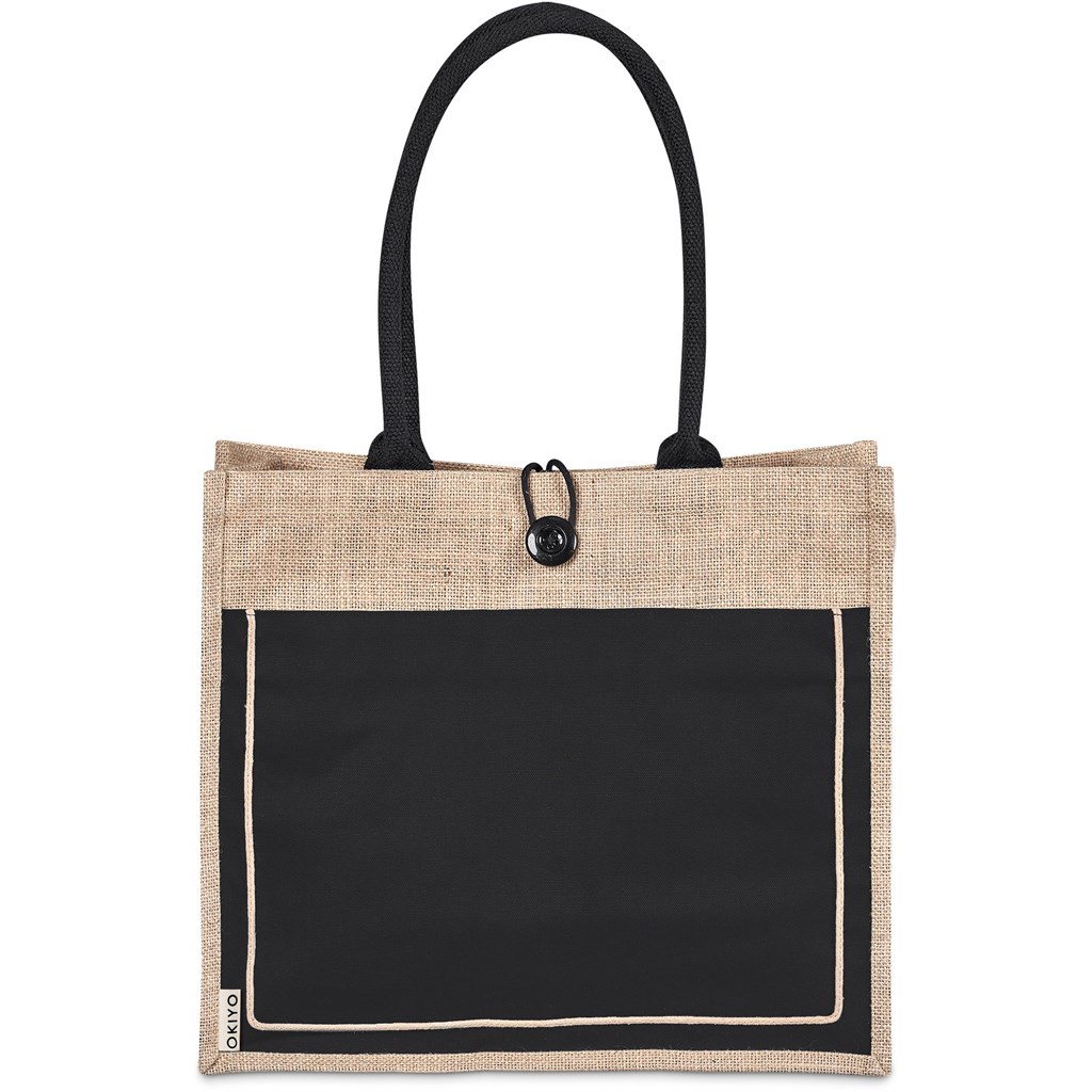 Okiyo Umi Jute & Cotton Tote - Image 7