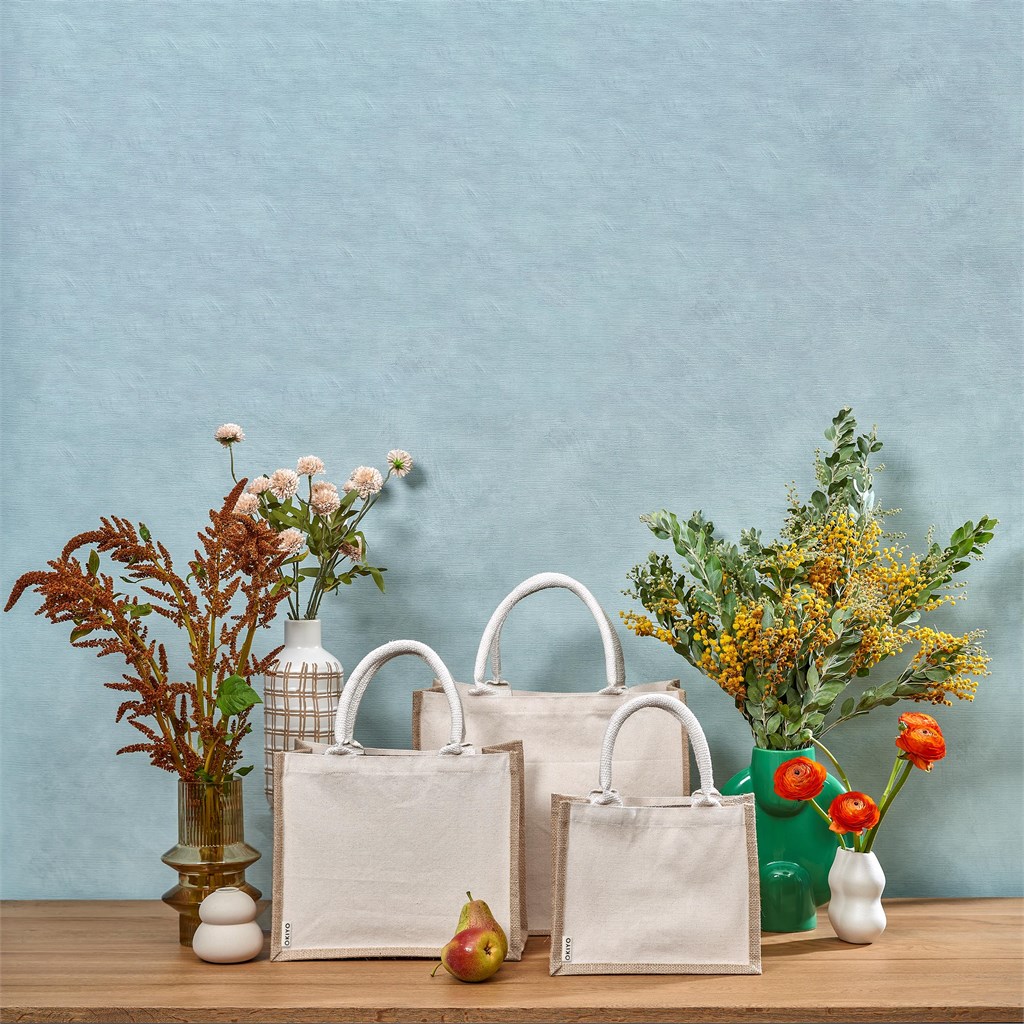 Okiyo Chinsai Maxi Jute & Cotton Tote - Image 10