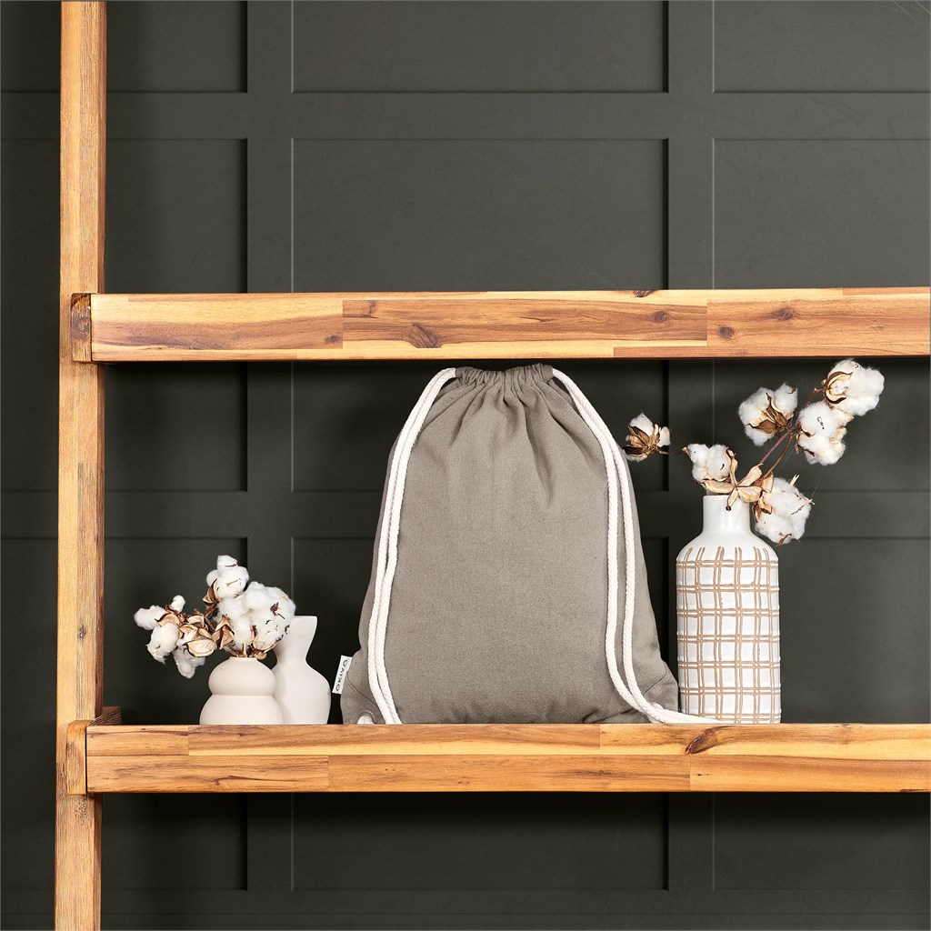 Okiyo Kinchaku Recycled Canvas Drawstring Bag - Image 10