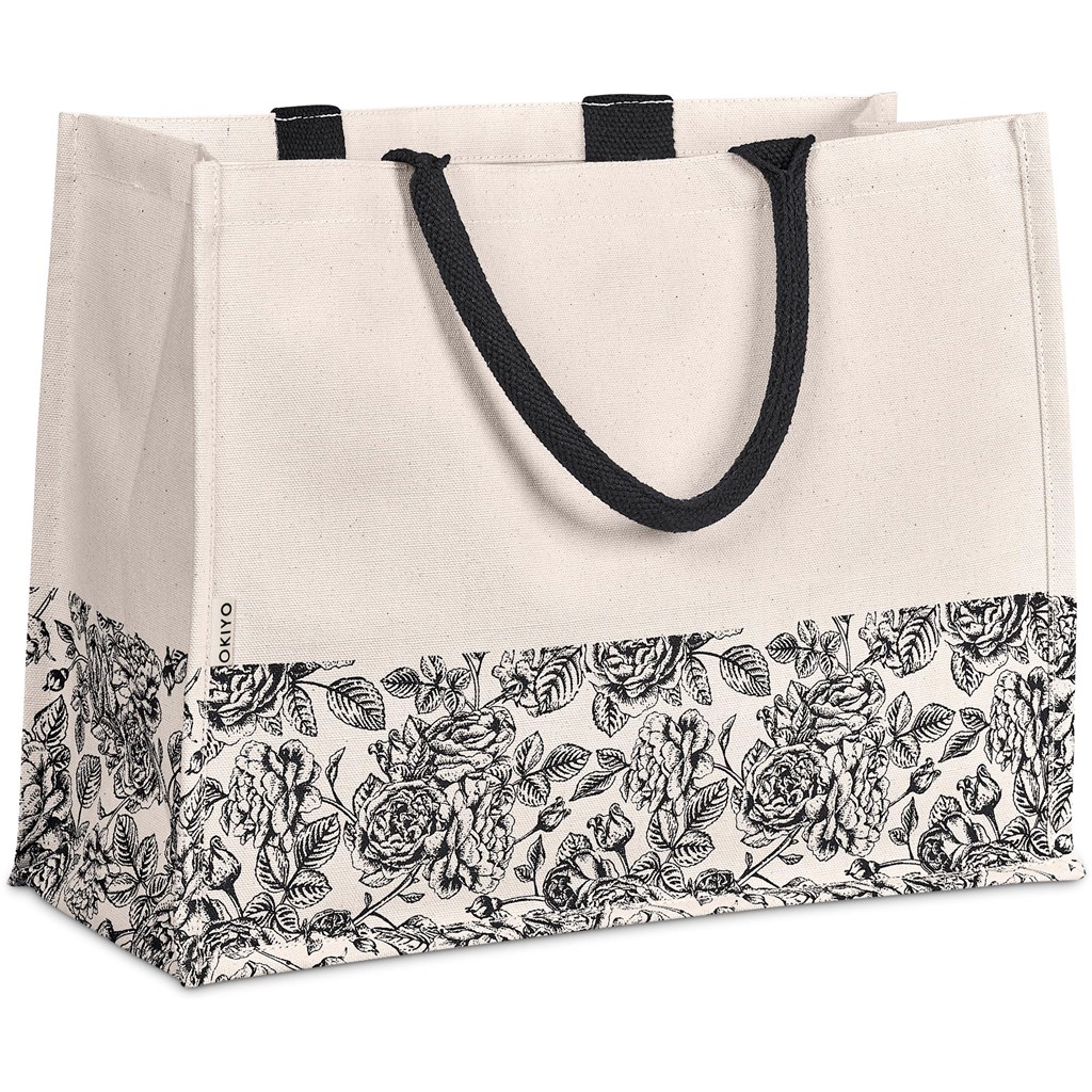 Okiyo Hana Printed Cotton Tote - Image 4