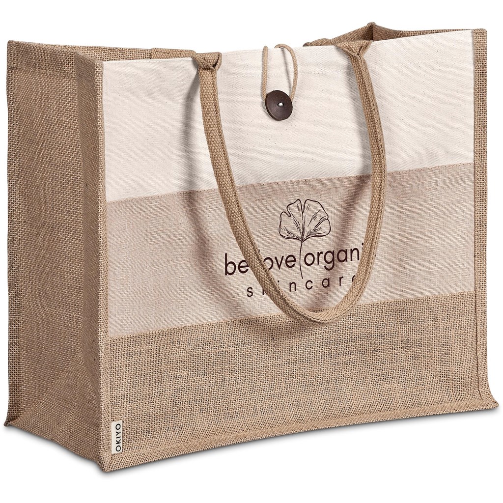 Okiyo Fukei Jute & Cotton Tote - Image 3