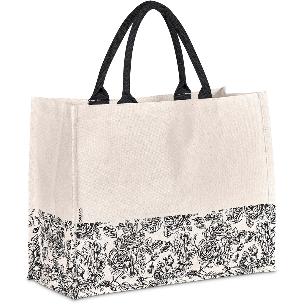 Okiyo Hana Printed Cotton Tote - Image 3