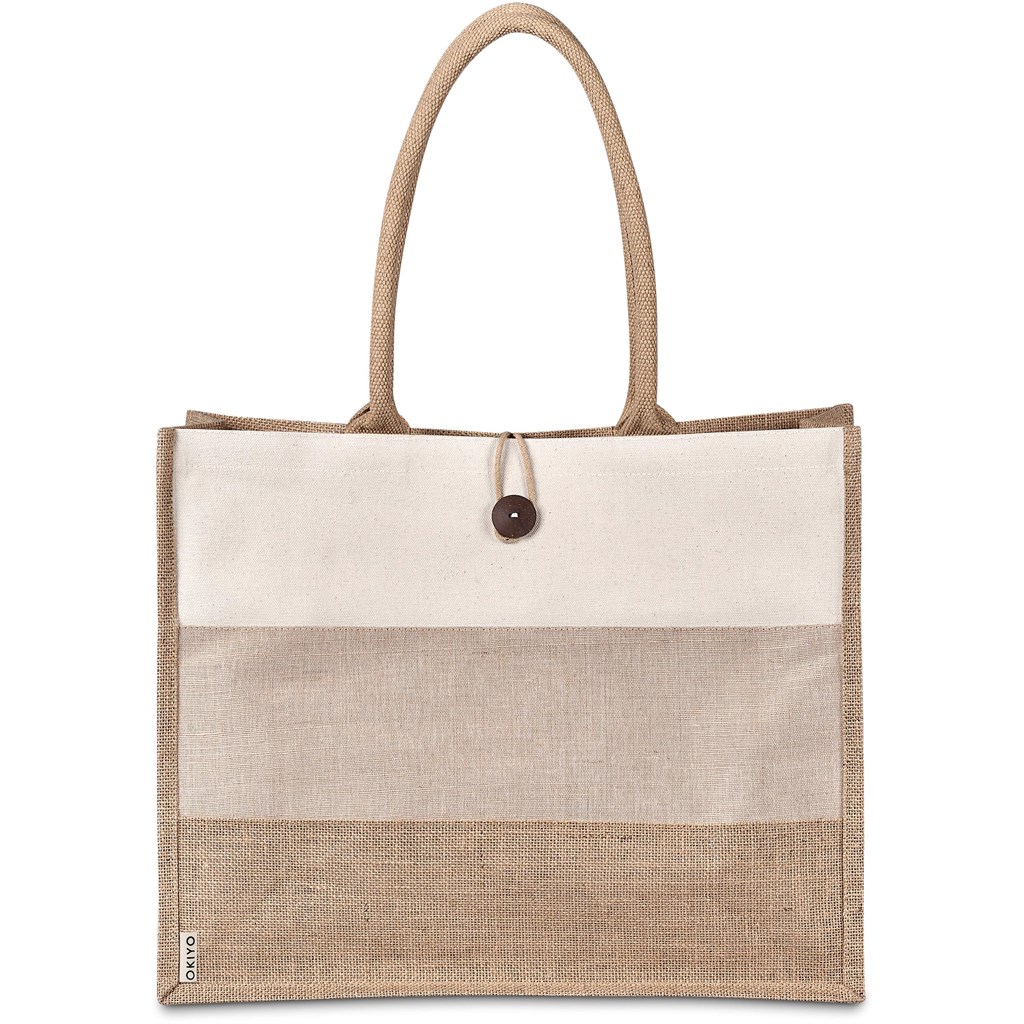 Okiyo Fukei Jute & Cotton Tote - Image 2