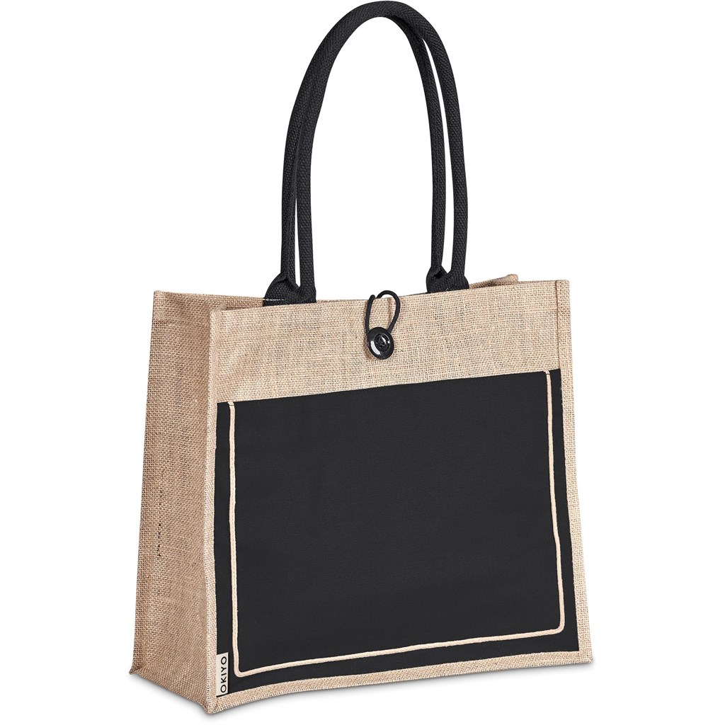 Okiyo Umi Jute & Cotton Tote - Image 6