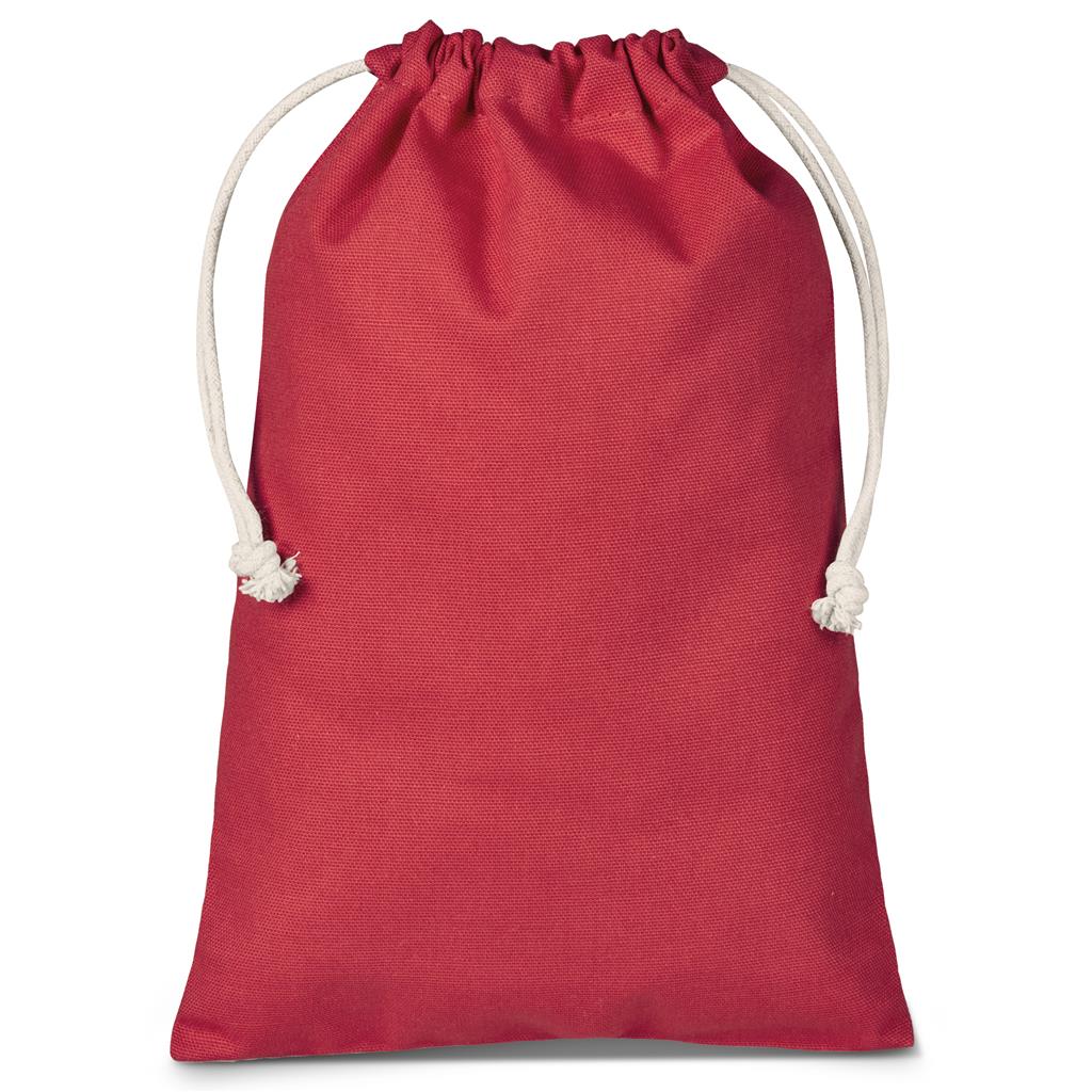 Altitude Allsorts Midi Cotton Drawstring Pouch - Red - Image 4